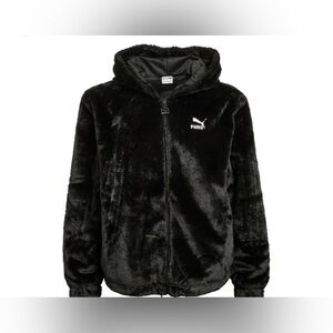Puma Black Plush Hoodie